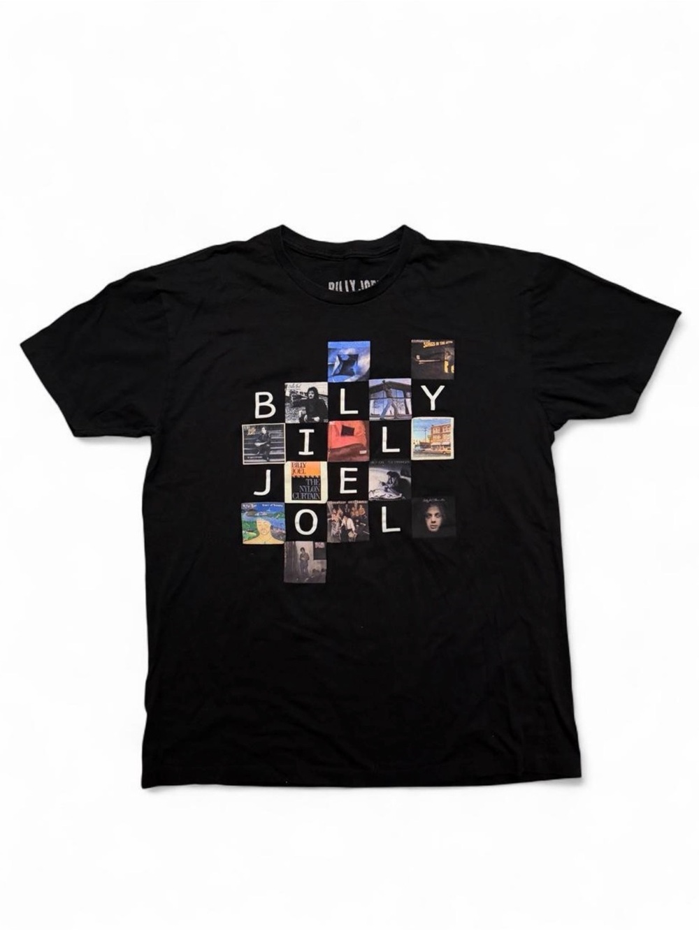 Billy Joel Black Graphic T-Shirt 🎶